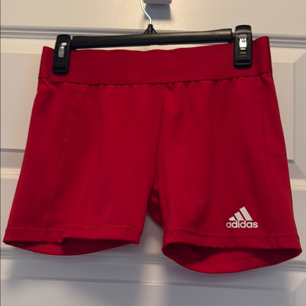 Adidas Women's Red Volleyball Shorts
